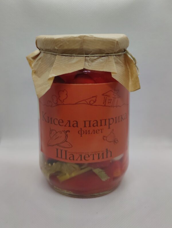 Kisela paprika - fileti